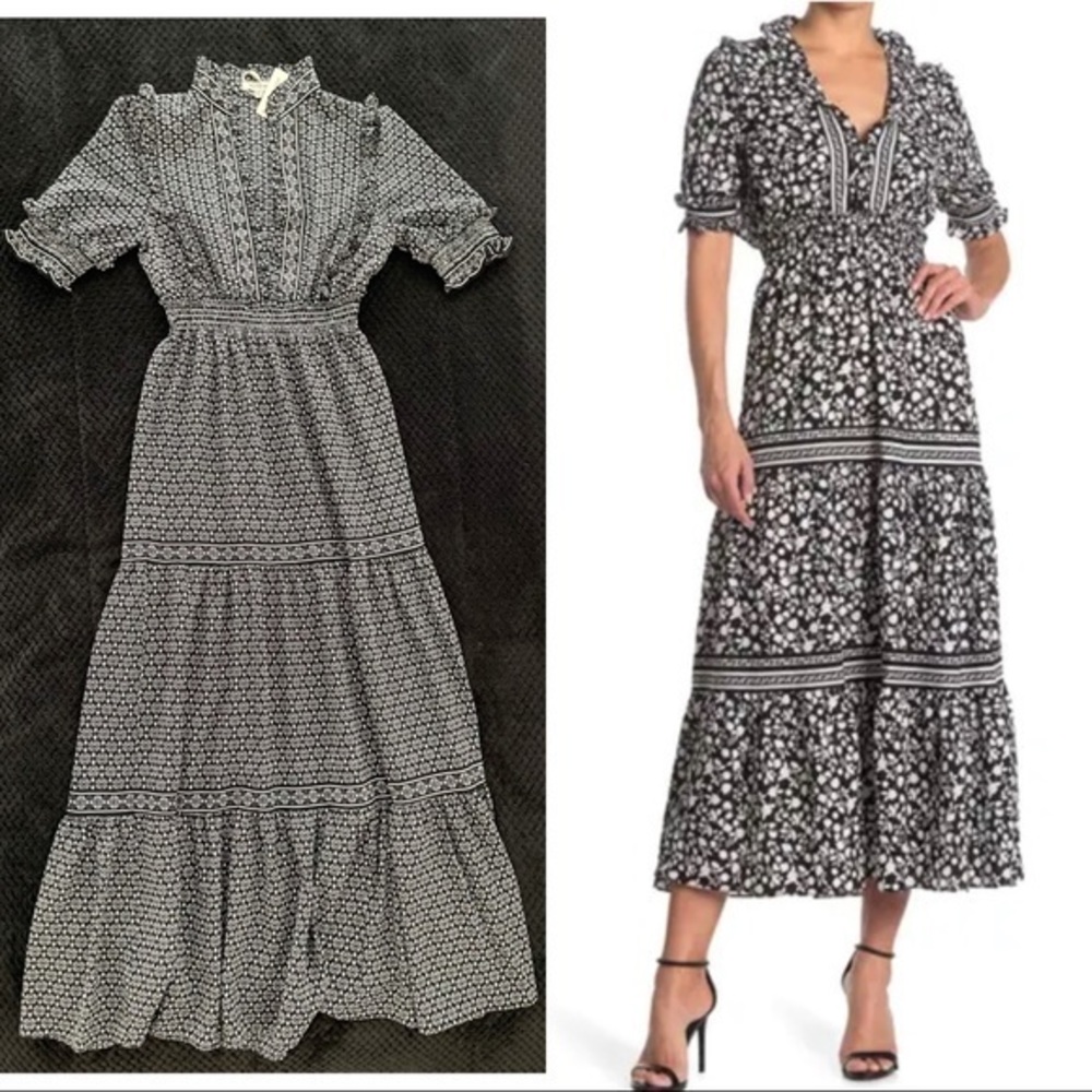 Max Studio Tiered‎ Maxi Dress